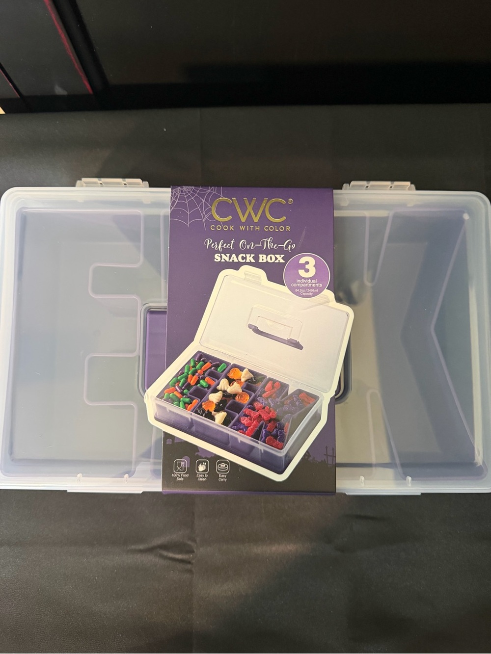 Halloween Snackle Box “EEK” by CWC. NEW - Picture 3 of 3